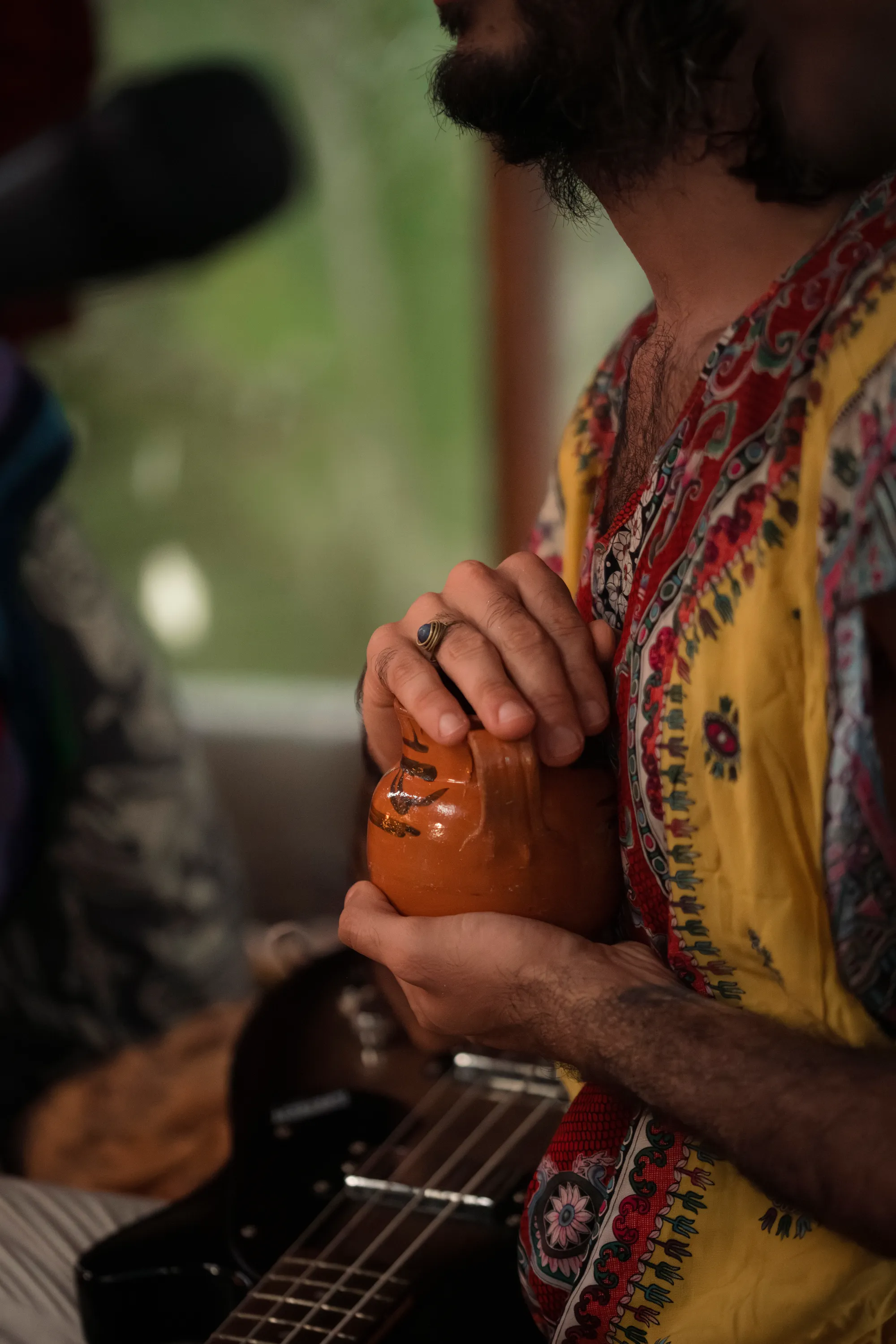 Cacao ceremony gathering at Ahau Tulum