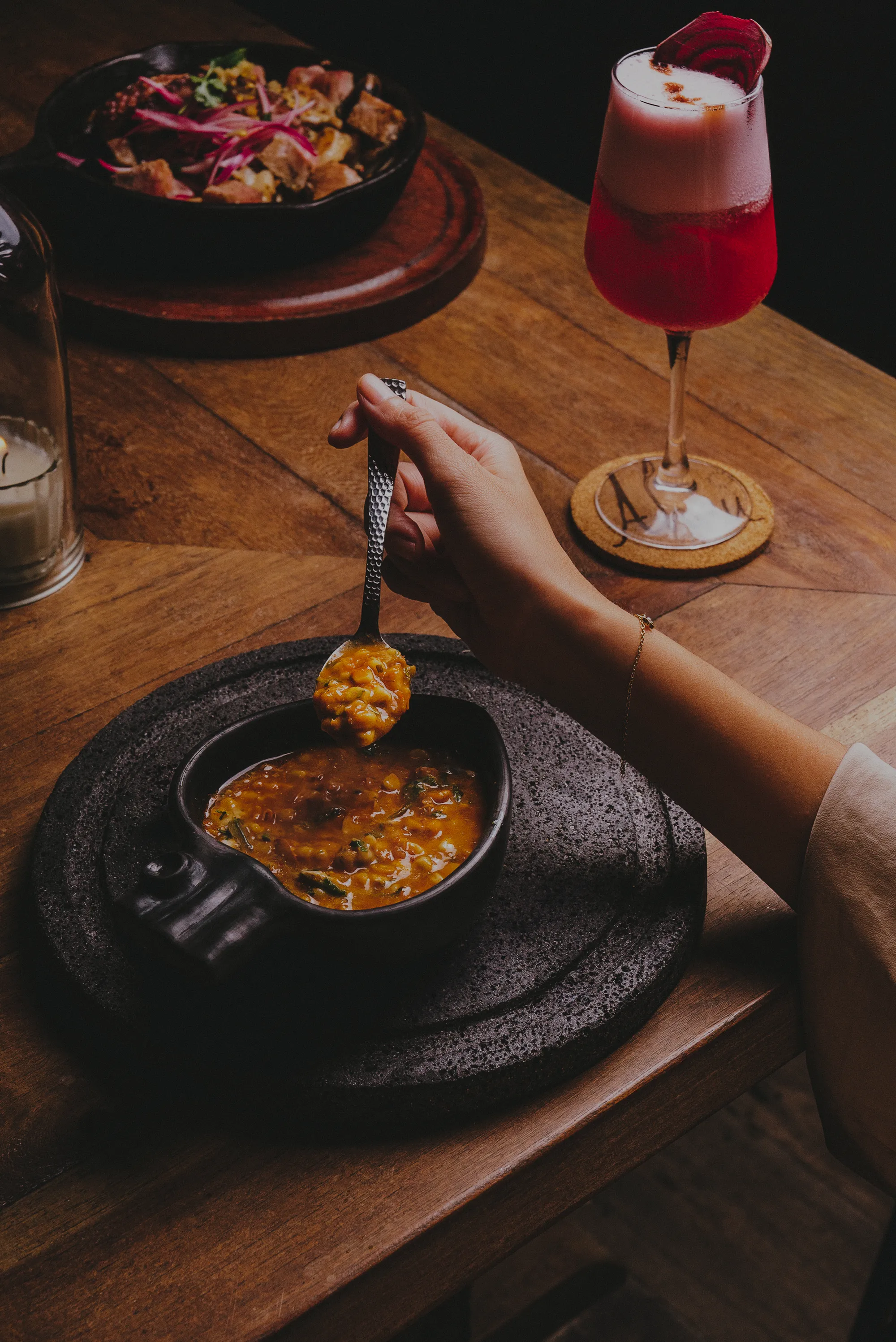 Dining at Ahau 8